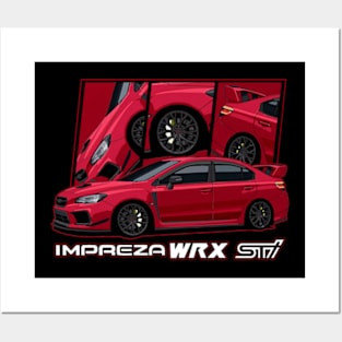 Impreza WRX STI, JDM Posters and Art